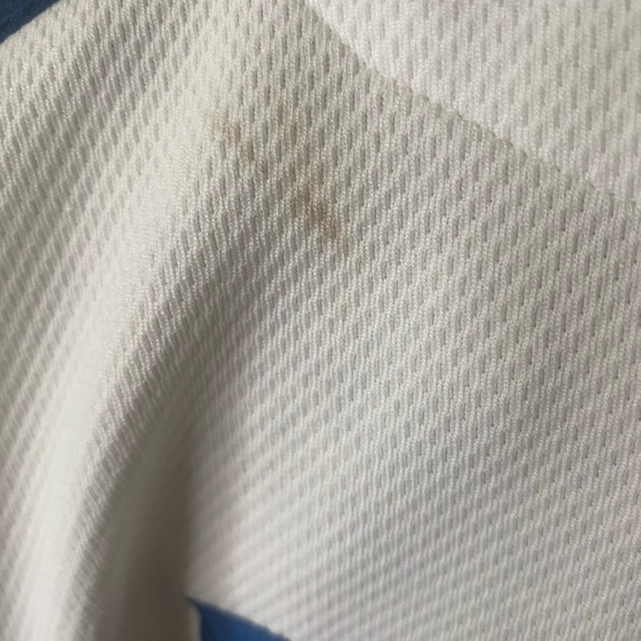 Vintage 90s Disney Mickey Mouse White and Blue Jersey - Picture 5 of 7